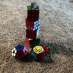 BOGO clear out! 8 piece Rubik’s Cube collection